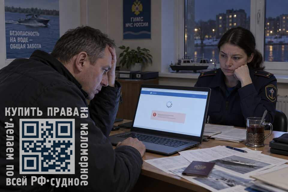 заявление на экзамен ГИМС Госуслуги
